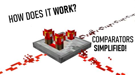 how does the redstone comparator work